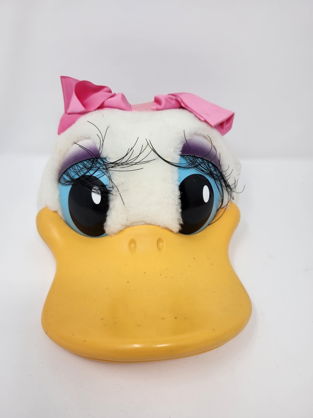 Disney 80s Daisy Duck Plush Face Hat